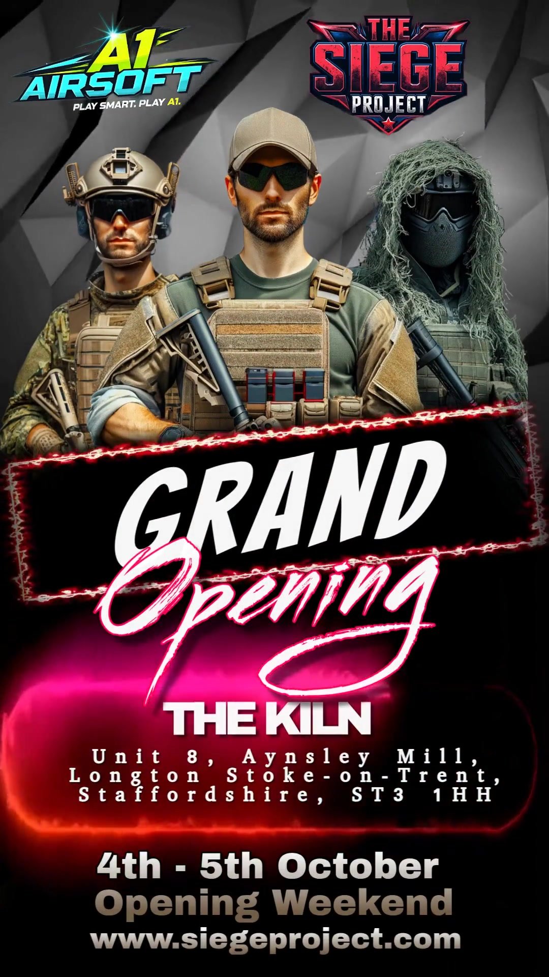 Grand Openeing Weekender 4th-5th October