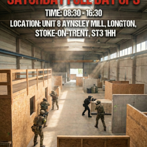 Saturday Full Day Ops - 21/03/26